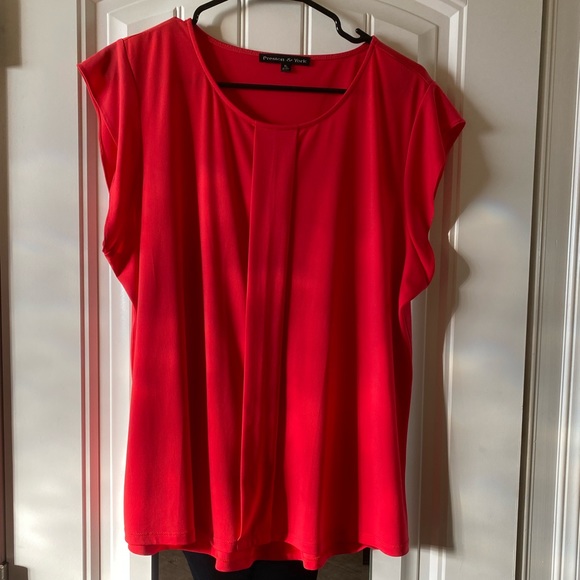 Preston & York Tops - Preston & York Red Blouse